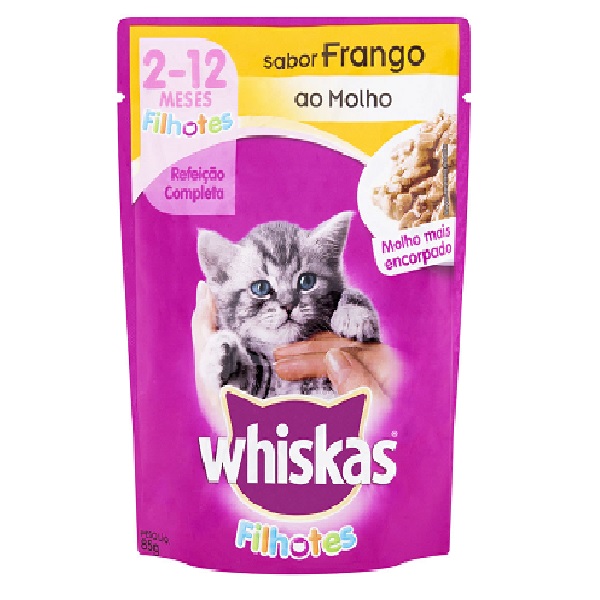 WHISKAS SACHE FRANGO FILHOTE